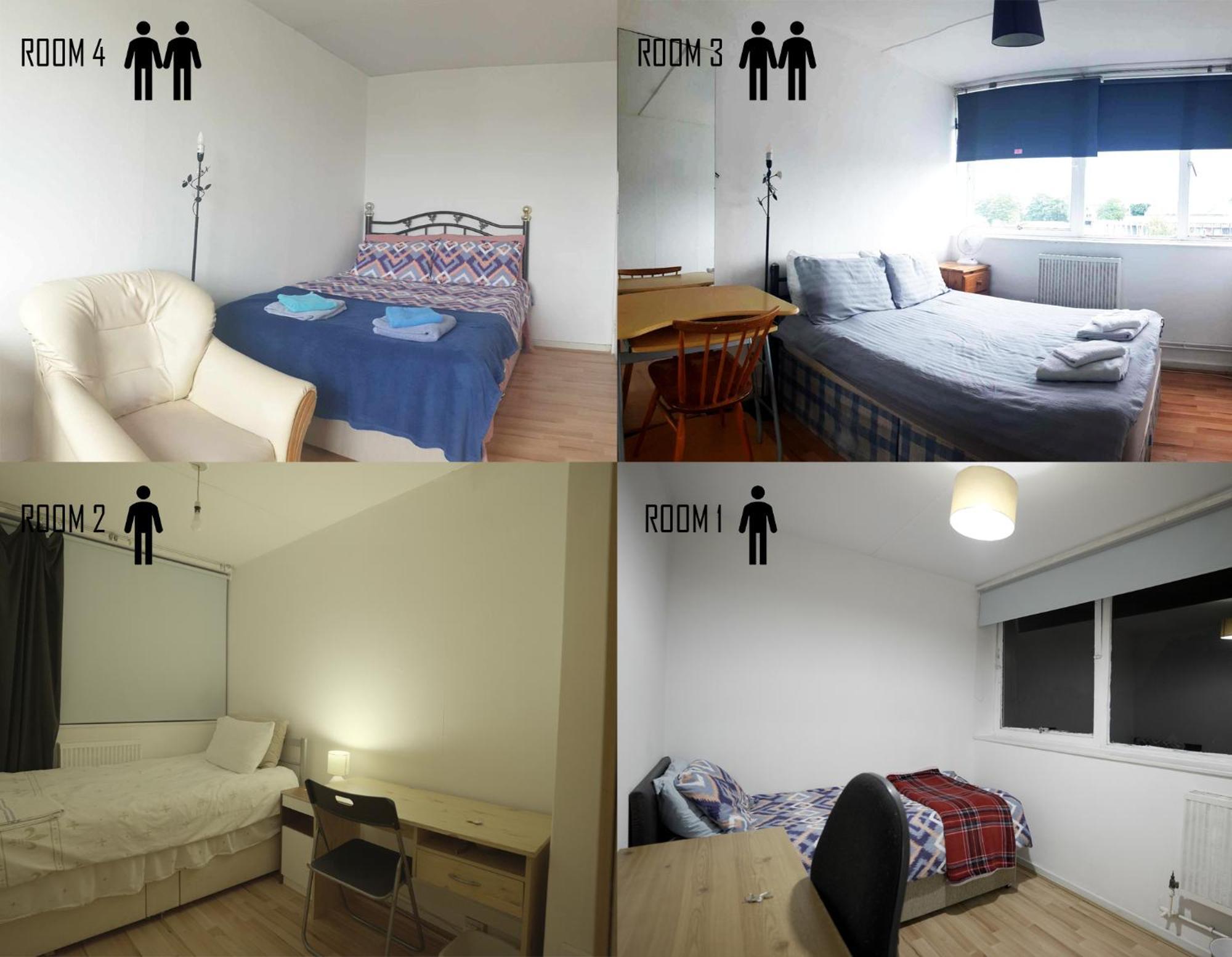 Elephant & Castle - Zone 2 - Private Rooms - Shared Bathroom Londýn Exteriér fotografie